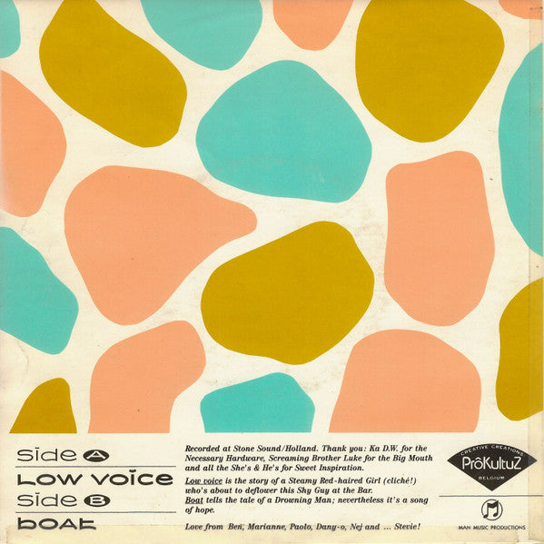 Plan De Man : Low Voice (7",45 RPM,Single)