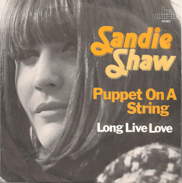 Sandie Shaw : Puppet On A String  (7",45 RPM,Single,Reissue,Stereo)