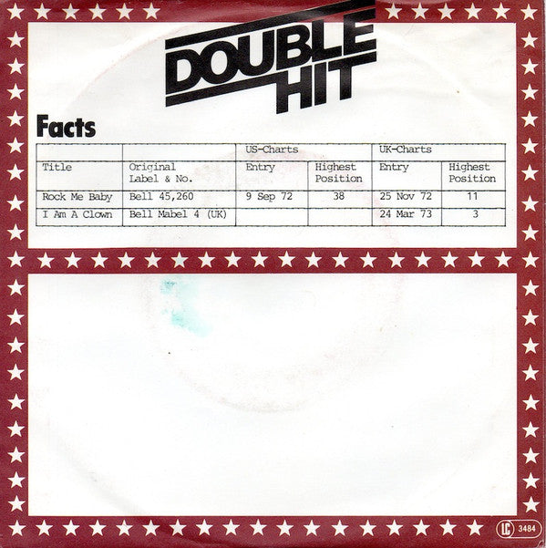 David Cassidy : Rock Me Baby / I Am A Clown (7",Single,45 RPM)