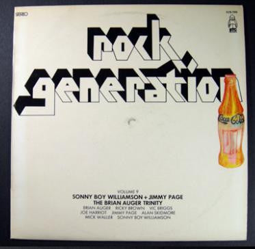 Sonny Boy Williamson (2) + Jimmy Page / Brian Auger & The Trinity : Rock Generation Volume 9 - Sonny Boy Williamson + Jimmy Page / The Brian Auger Trinity (LP,Compilation)