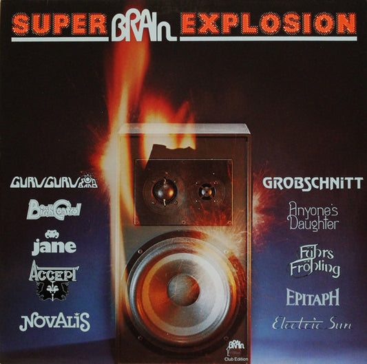 Various : Super Brain Explosion (LP,Compilation,Club Edition,Stereo)