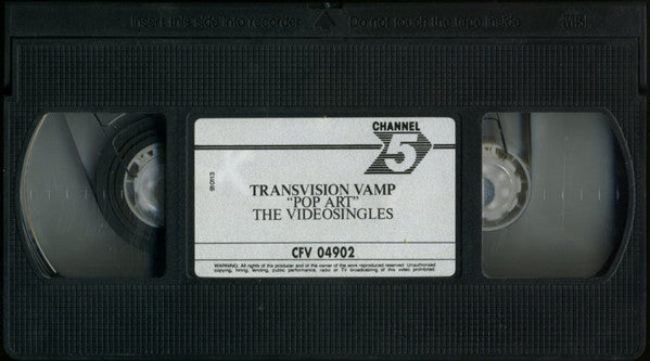 Transvision Vamp : Pop Art - The Video Singles (PAL)