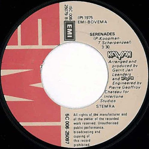 Kayak : We Are Not Amused (7",45 RPM,Single)