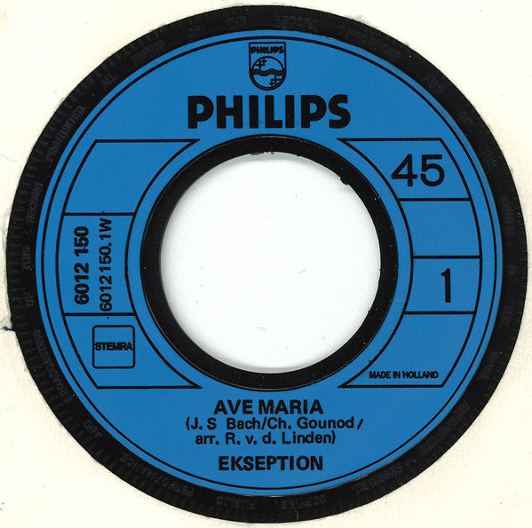 Ekseption : Ave Maria / Body Party (7",45 RPM,Single)