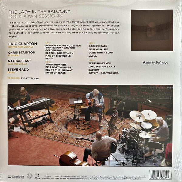 Eric Clapton : The Lady In The Balcony: Lockdown Sessions (LP,Album,Limited Edition)