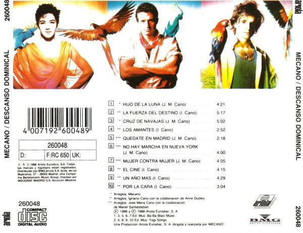 Mecano : Descanso Dominical (Album,Compilation)