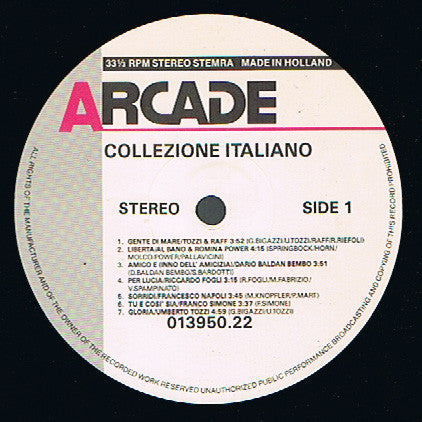 Various : Collezione Italiano (LP,Compilation)