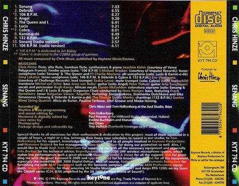 Chris Hinze : Senang (Album)