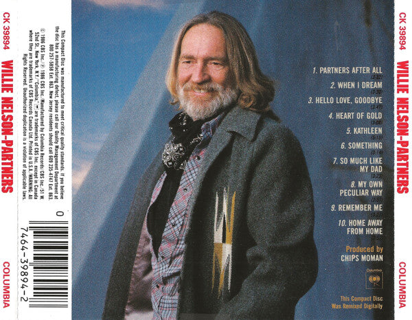 Willie Nelson : Partners (Album,Repress)