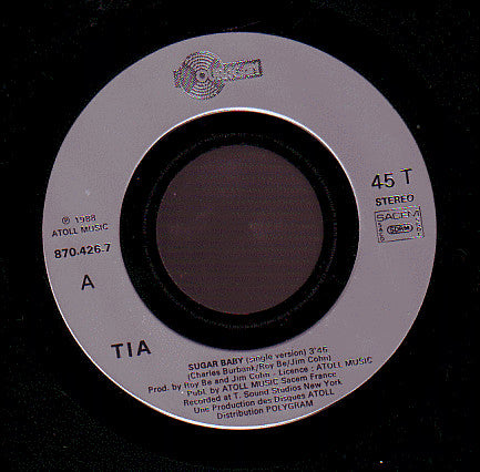 Tia : Sugar Baby (7",Single)