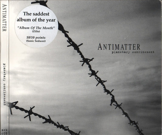 Antimatter (3) : Planetary Confinement (Album,Limited Edition)