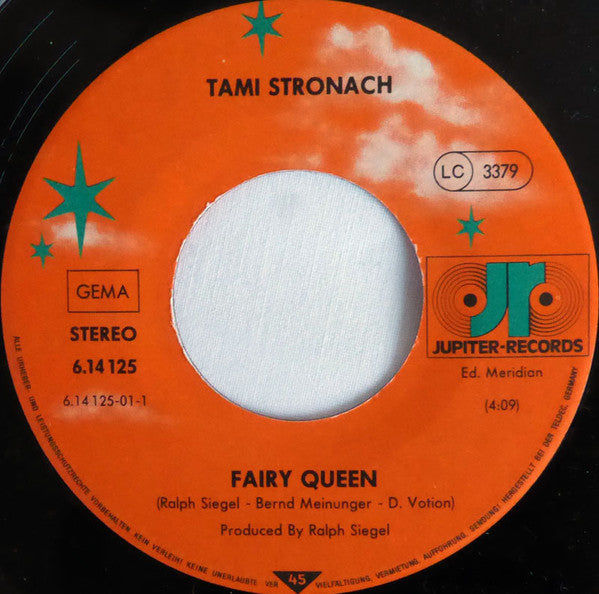 Tami Stronach : Fairy Queen (7",Single,45 RPM)