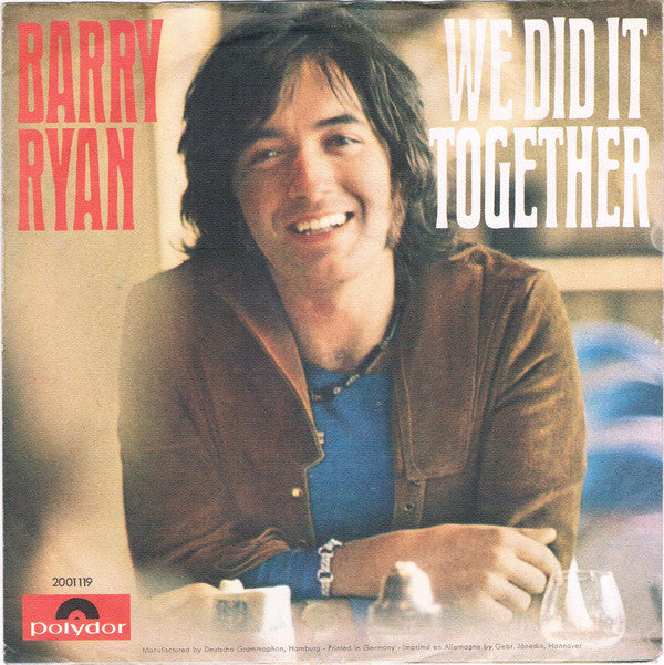Barry Ryan : We Did It Together (7",45 RPM)