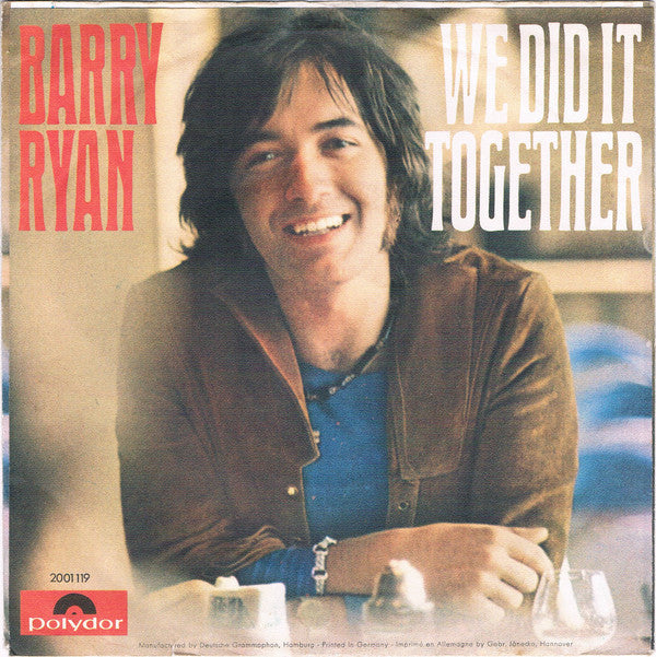 Barry Ryan : We Did It Together (7",45 RPM)