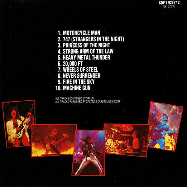 Saxon : The Eagle Has Landed (Live) (CD, Album, RE)