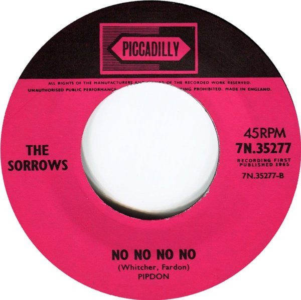 Sorrows, The : You've Got What I Want (7",45 RPM,Single)