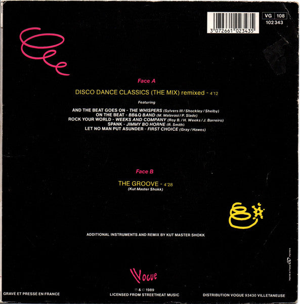 Various : Disco Dance Classics - The Mix - Remixed (7",45 RPM)