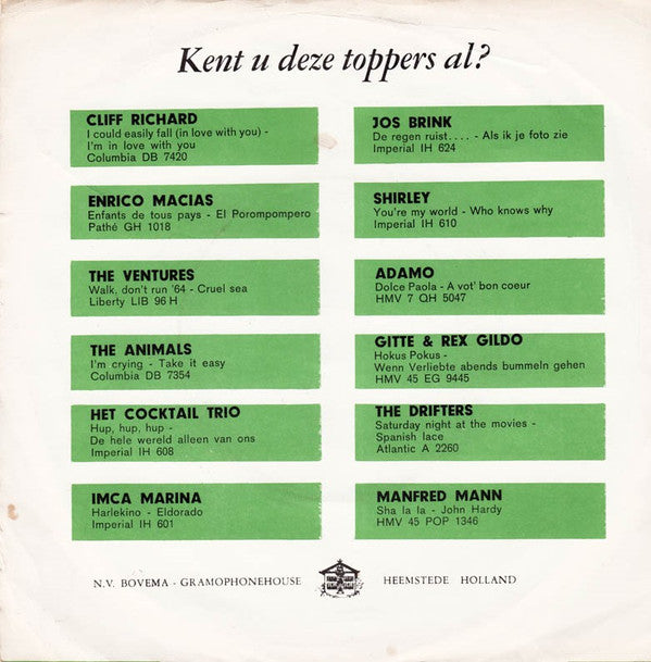 Cliff Richard : The Minute You're Gone (7", Single)