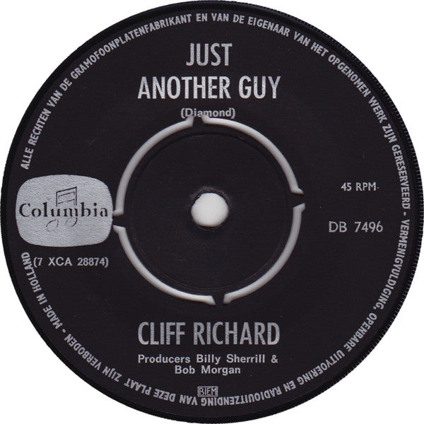 Cliff Richard : The Minute You're Gone (7", Single)