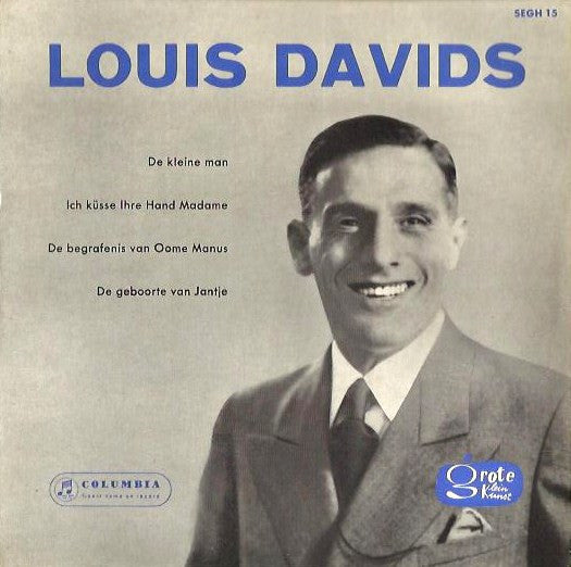 Louis Davids : De Kleine Man (7",EP)