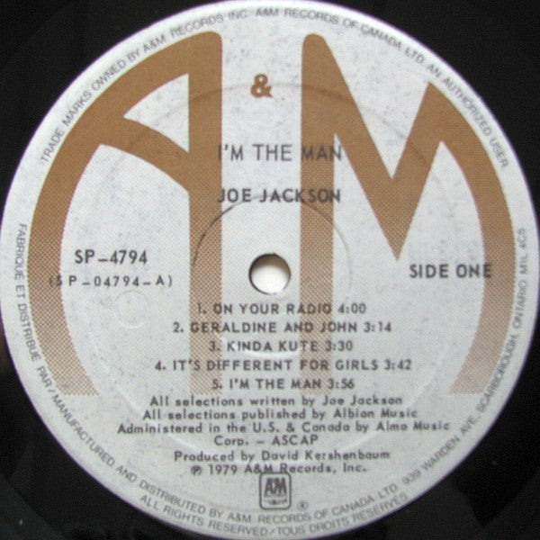 Joe Jackson : I'm The Man (LP,Album)