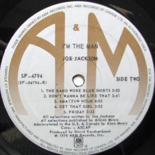 Joe Jackson : I'm The Man (LP,Album)