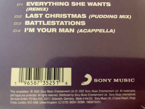 Wham! : The Singles (Echoes From The Edge Of Heaven) (LP,Compilation)