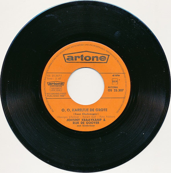 Johnny & Rijk : O, O, Kareltje De Grote / De Reuzen-Vijl (7",Single,45 RPM)