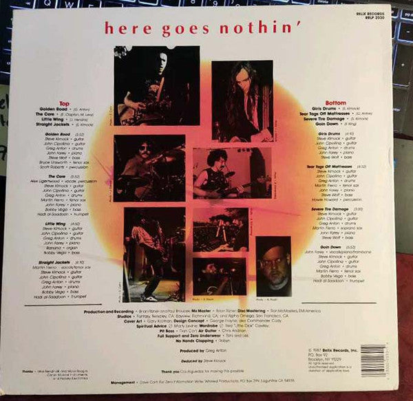 Zero (45) : Here Goes Nothin' (LP, Album)