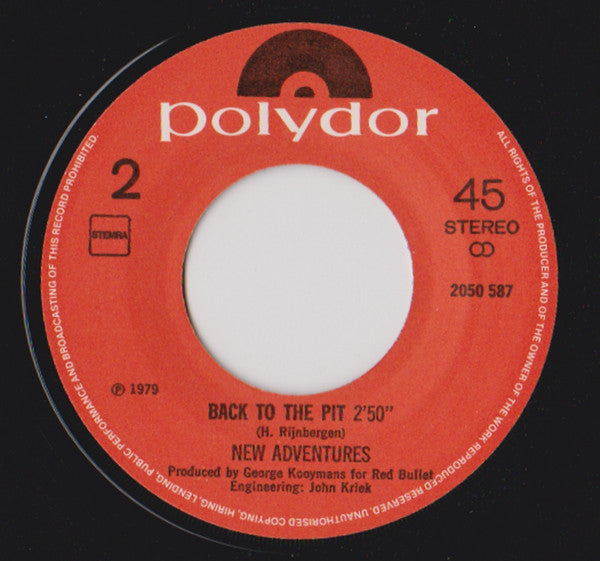 New Adventures : Come On (7")