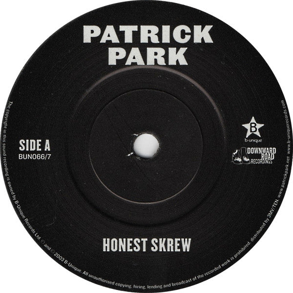 Patrick Park : Honest Skrew (Single,7",45 RPM)