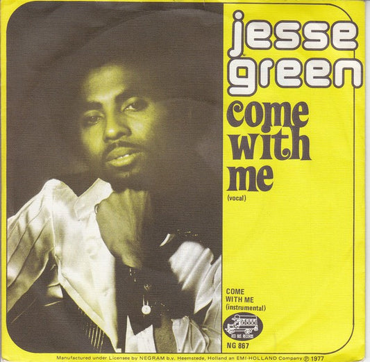 Jesse Green : Come With Me (7",45 RPM,Single)