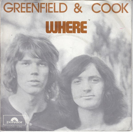 Greenfield & Cook : Where (7",45 RPM,Single)