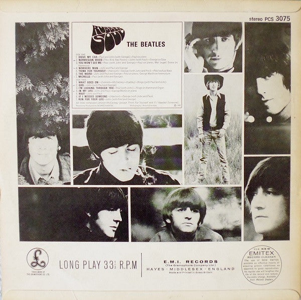 Beatles, The : Rubber Soul (LP,Album,Stereo)