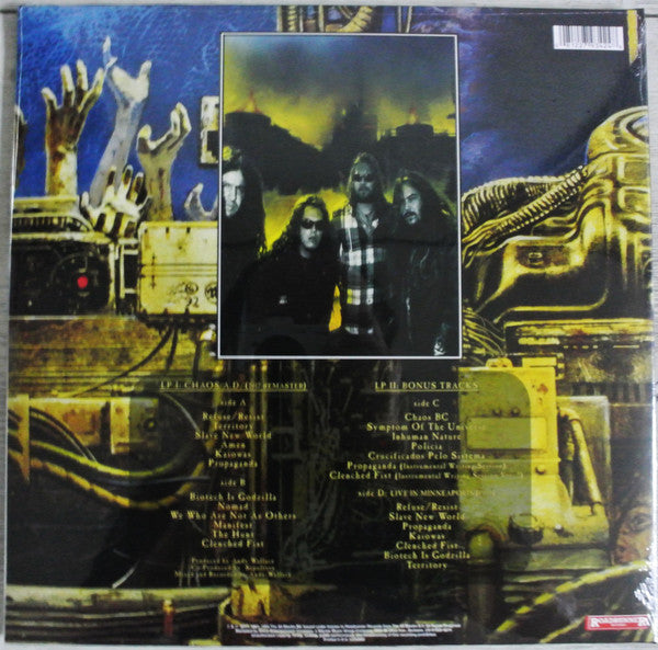 Sepultura : Chaos A.D. (LP,Album,Reissue,Remastered,Stereo)