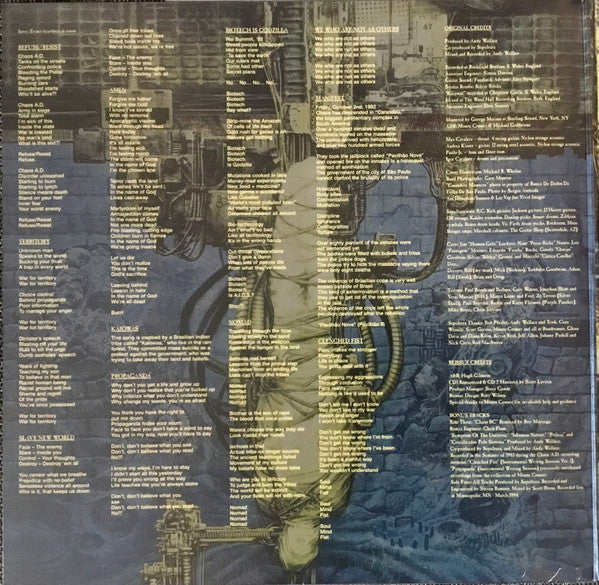 Sepultura : Chaos A.D. (LP,Album,Reissue,Remastered,Stereo)