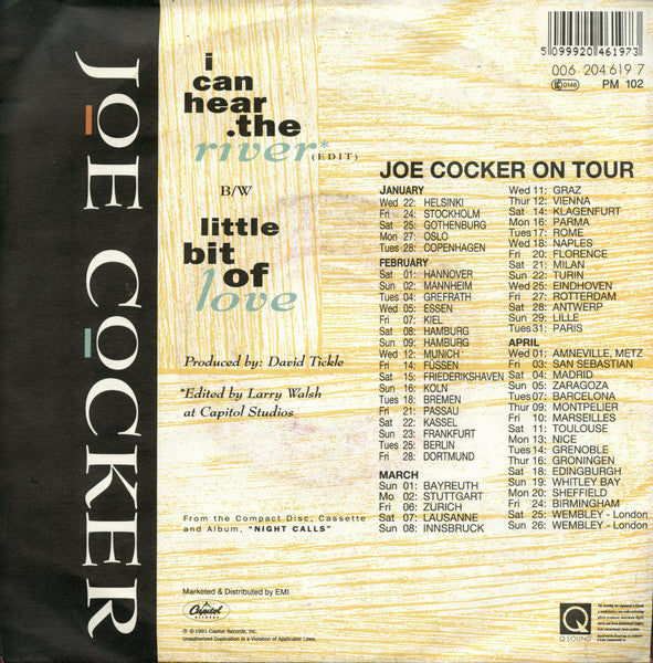 Joe Cocker : I Can Hear The River (7",45 RPM,Single)
