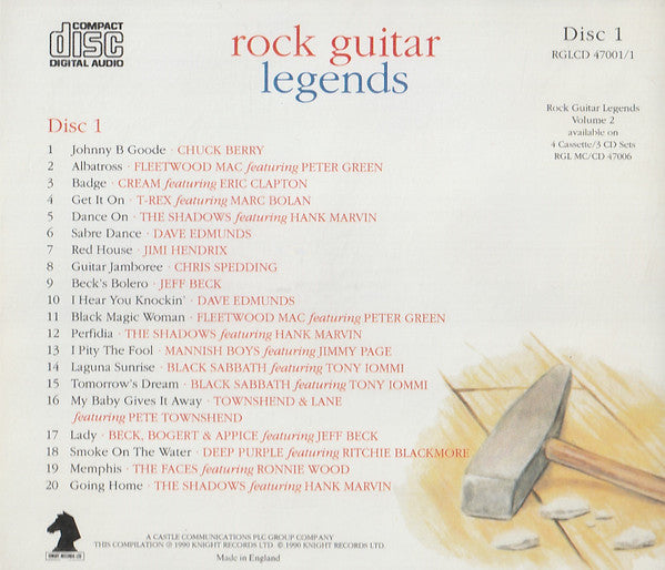 Various : Rock Guitar Legends (Compilation)