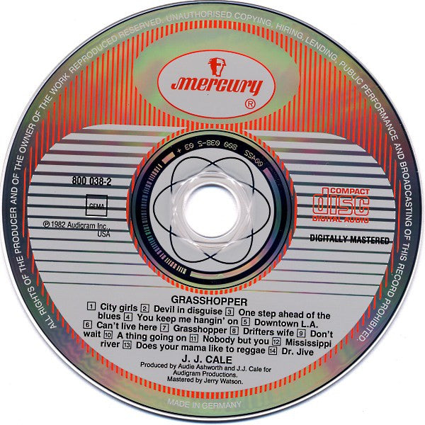 J.J. Cale : Grasshopper (Album,Reissue)