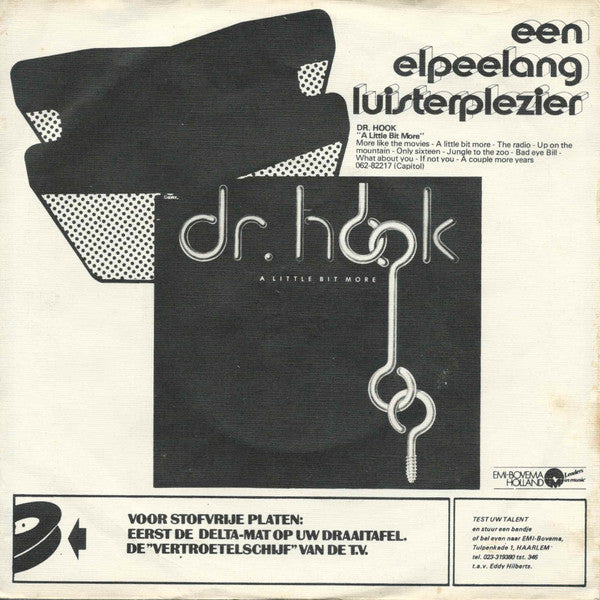 Dr. Hook : A Little Bit More (7",Single,Stereo)