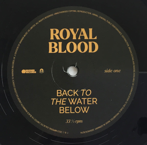 Royal Blood (6) : Back To The Water Below (LP,Album)