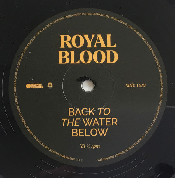 Royal Blood (6) : Back To The Water Below (LP,Album)