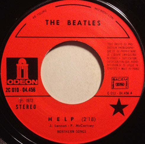 Beatles, The : Help / I'm Down (7",45 RPM,Single,Reissue)