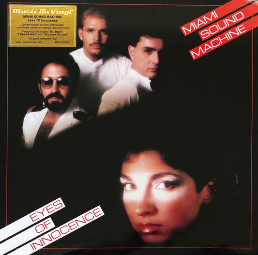 Miami Sound Machine : Eyes Of Innocence (LP, Album, Ltd, Num, RE, Ora)