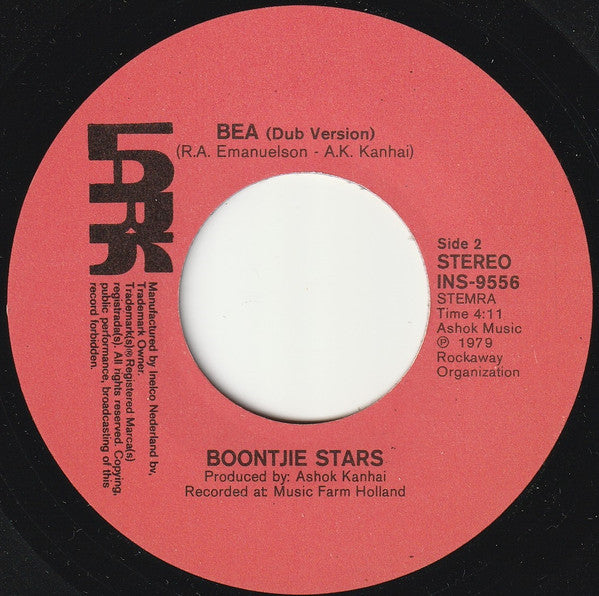 Bontjie Stars : Suriname May God Bless You (7",45 RPM,Stereo)