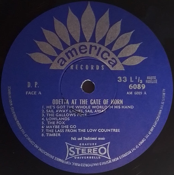 Odetta : At The Gate Of Horn (LP,Album,Stereo)