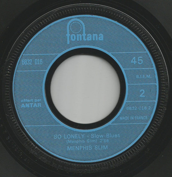 Memphis Slim : Clap Your Hands / So Lonely (7",45 RPM,Single,Mono)