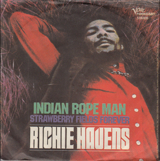 Richie Havens : Indian Rope Man / Strawberry Fields Forever (7",45 RPM,Single)