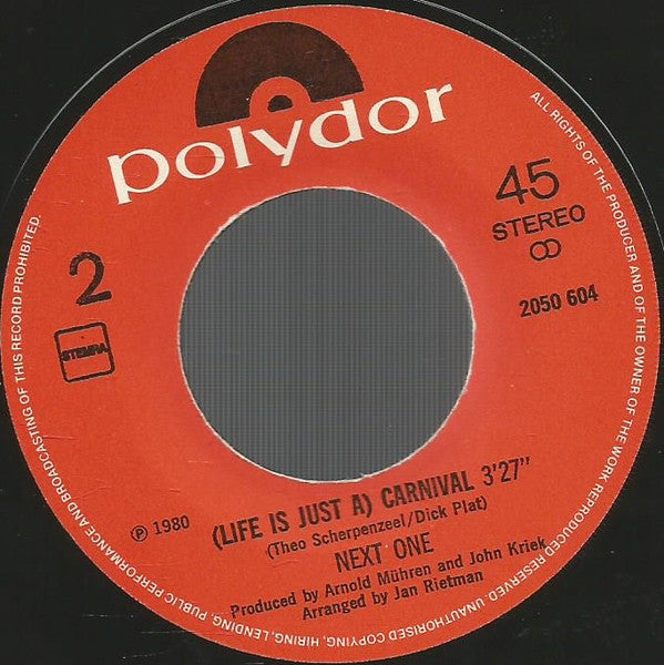 Next One : I Love You So (7",Single)