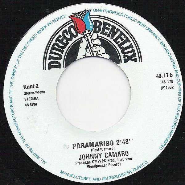 Johnny Camaro : Oh Darling Dans Nog Één Keer Met Mij (7",45 RPM)